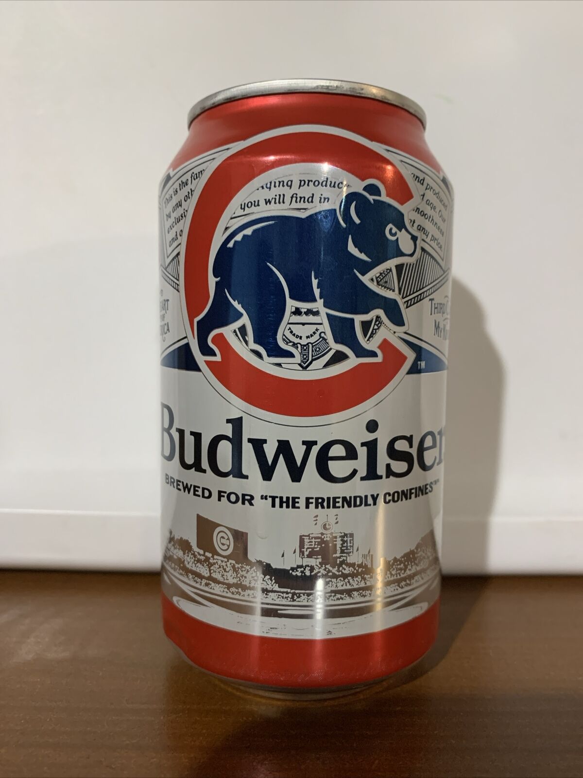 2024 Budweiser MLB Chicago Cubs 12oz Beer Can #880794