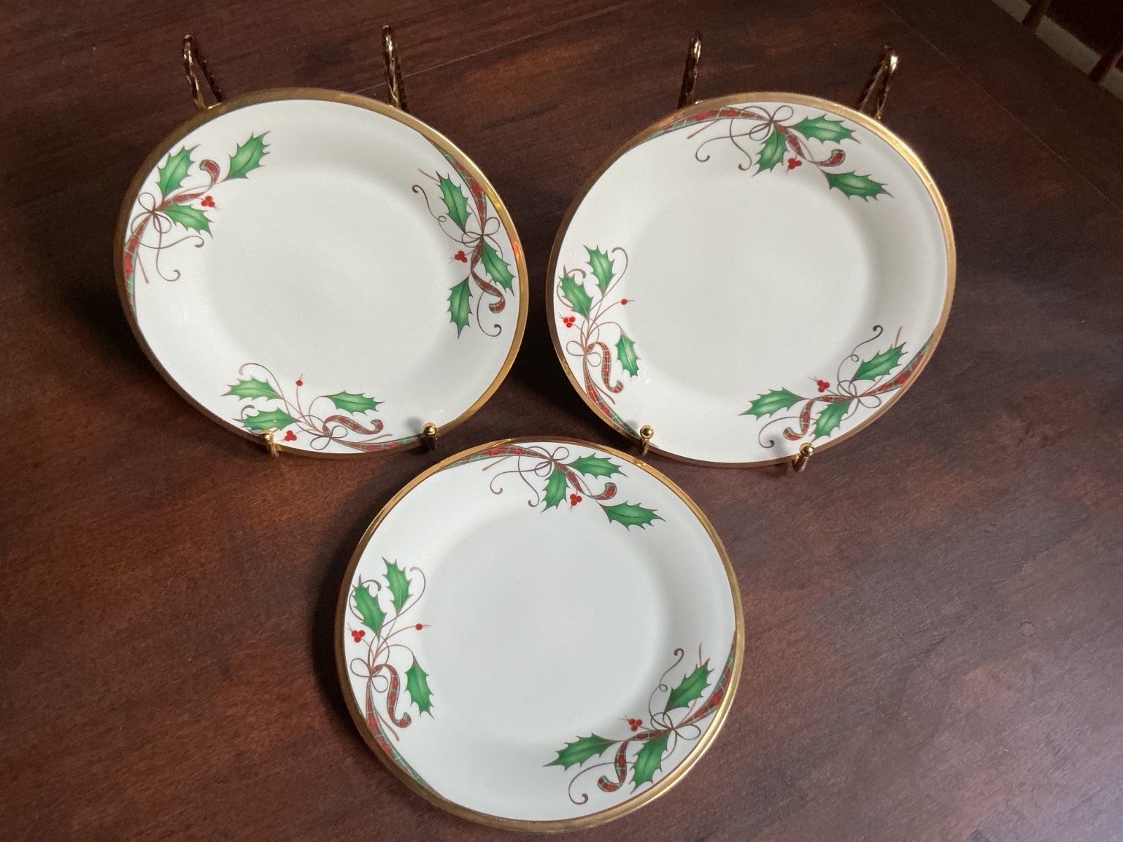 Lenox Holiday Nouveau Salad Plates (3)