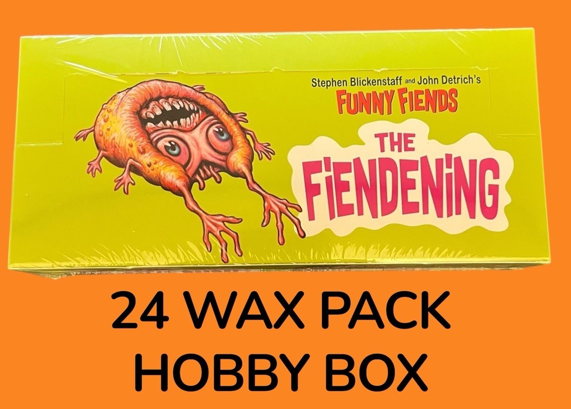2025 FUNNY FIENDS - THE FIENDENING NEW SEALED Wax Pack Hobby Box - Ugly Stickers