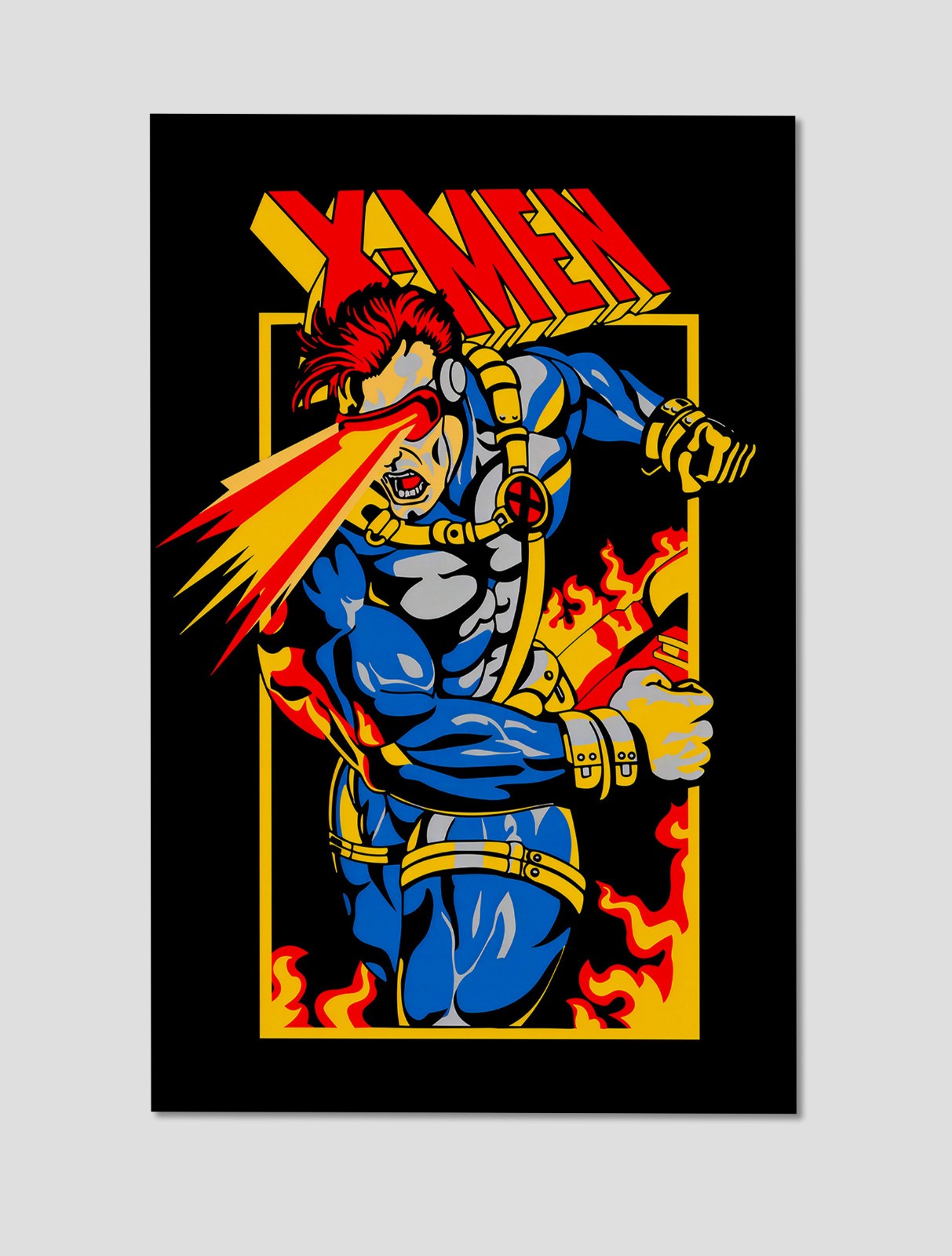 Cyclops X-Men Lee Inspired Premium Giclee Print Poster 11x17 Marvel Wall Art