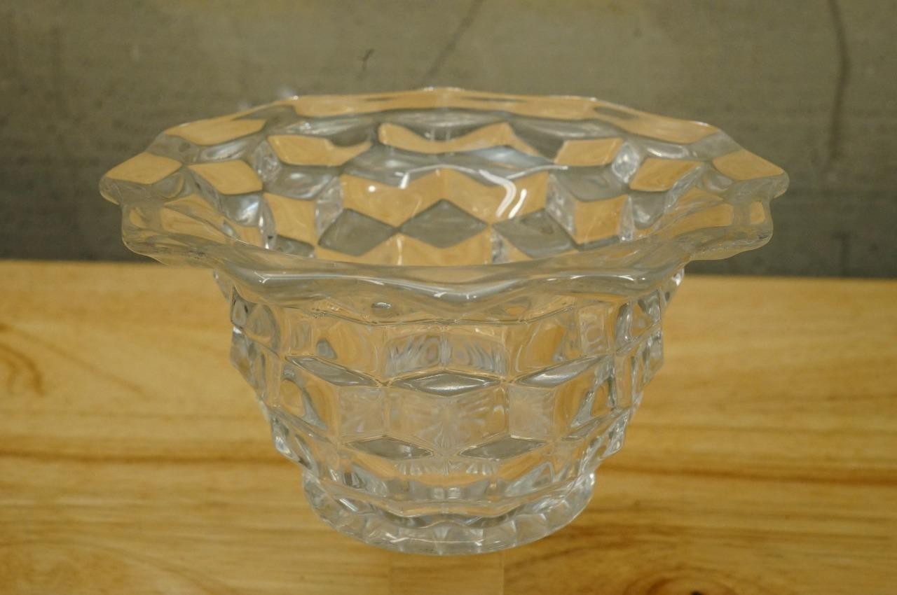 Vintage Elegant Glass Fostoria American Pattern Mayonnaise Bowl 5.5\