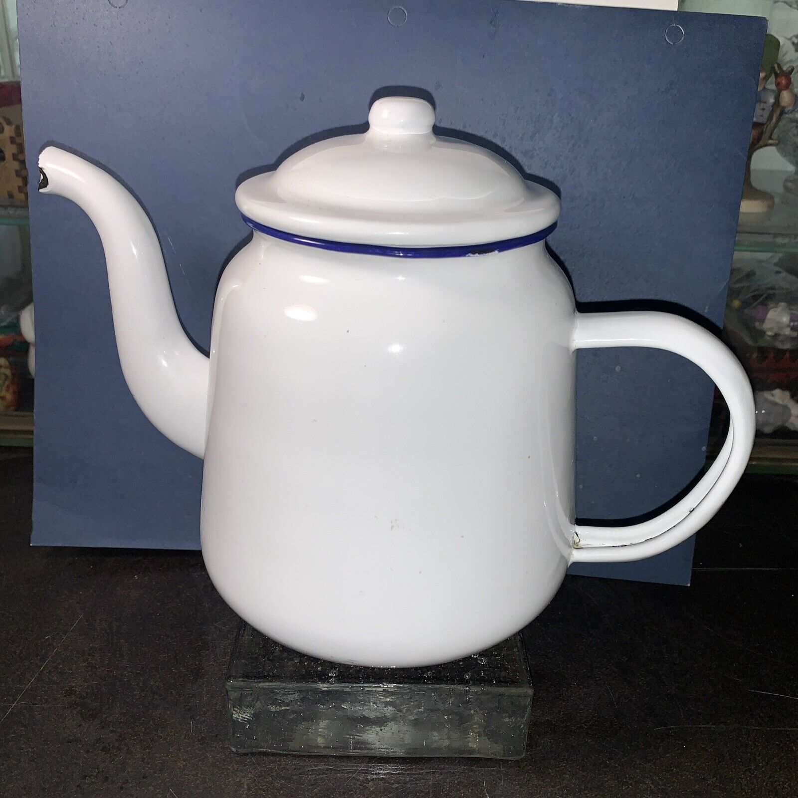 NWT Darice Enameled Tea Pot 
