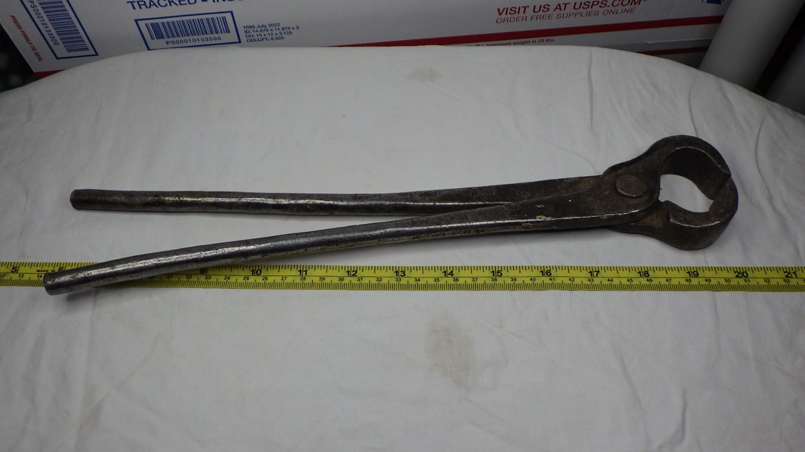 Antique Hand Forged Horse Hoof Nippers H&B Co CWB