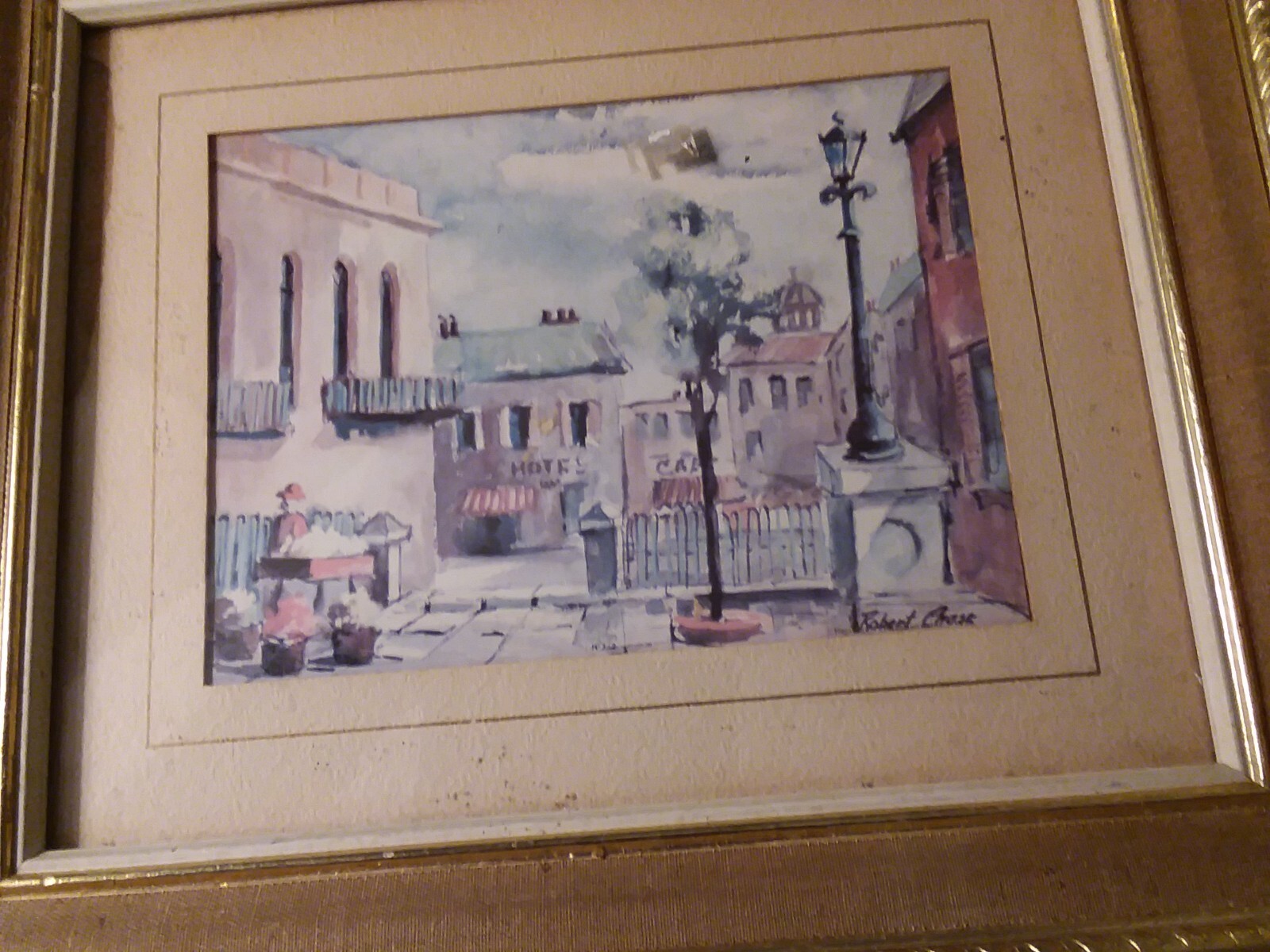 Mid Century modern Vintage Turner Wall Accessories Robert chase print Paris 