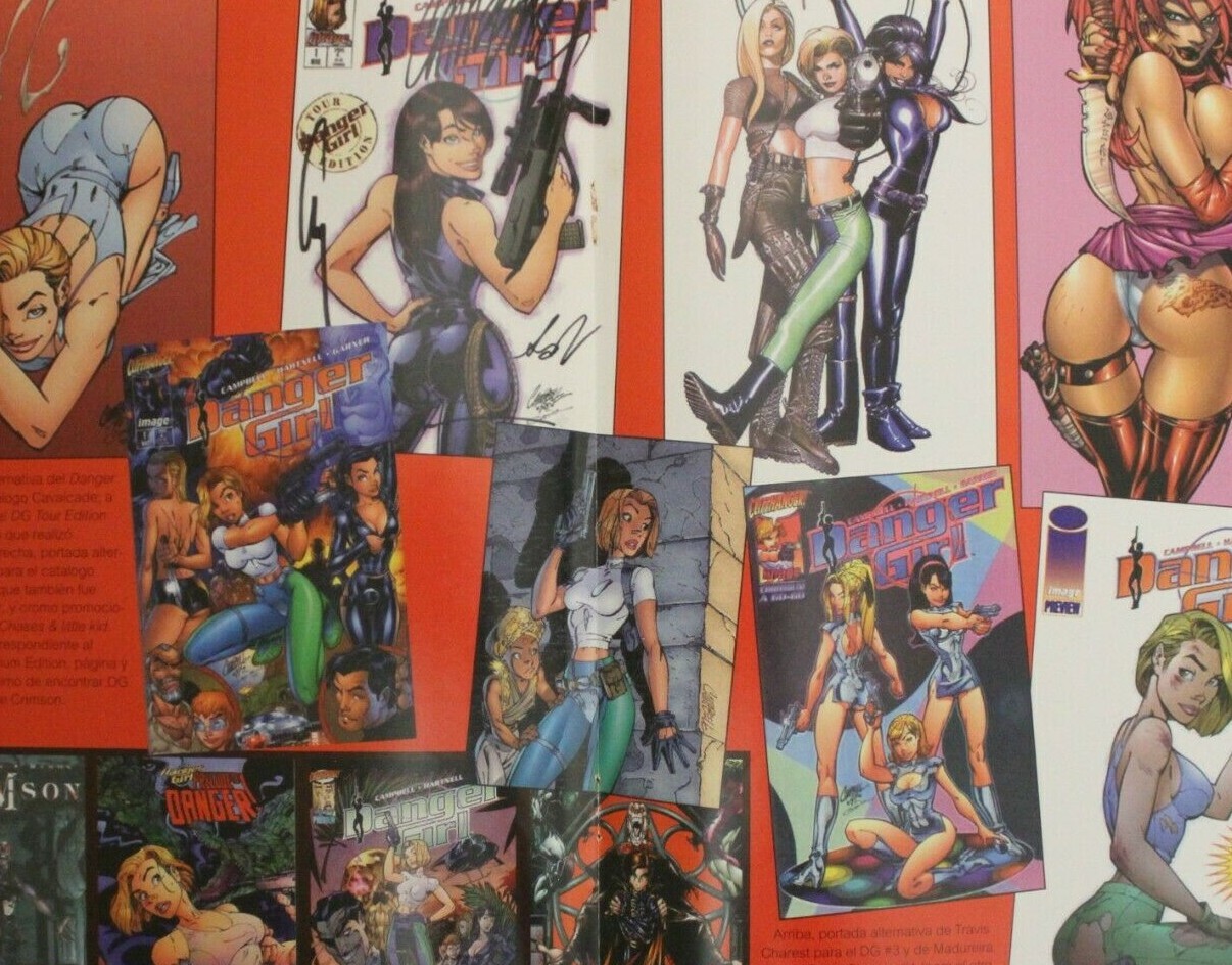 1999 DANGER GIRL Poster 33.5 x 26 cm. (13.25
