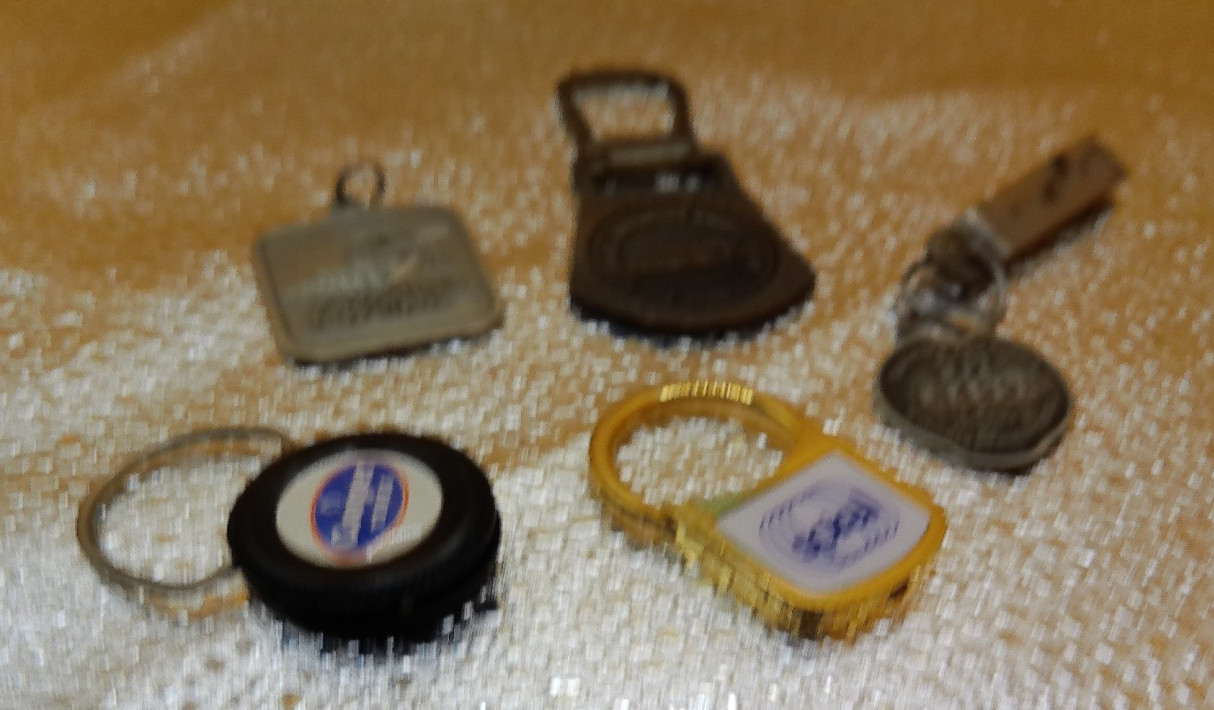 John Deere titan Farmall credit union Spiral Cooper tire Mason keychain lot 5