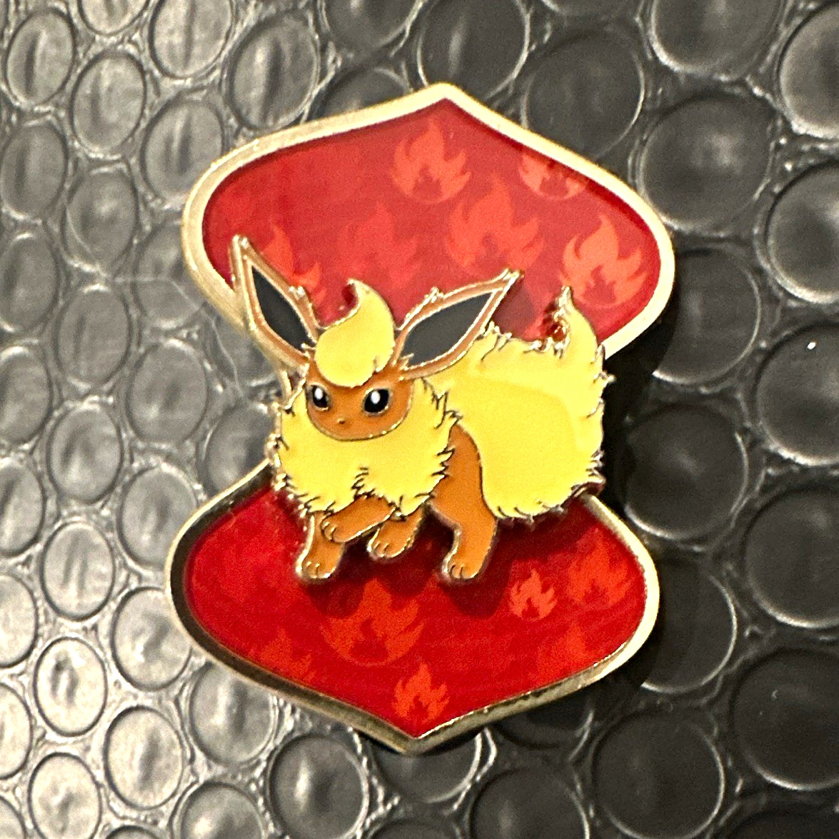Pokemon Flareon Collectible Enamel Pinback Lapel Pin