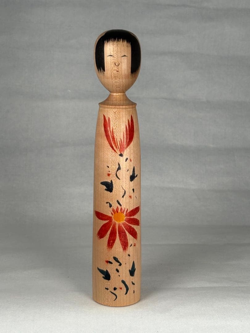 Abe Heijiro Kokeshi Doll Handmade Japanese Vintage Collectible Art Toy