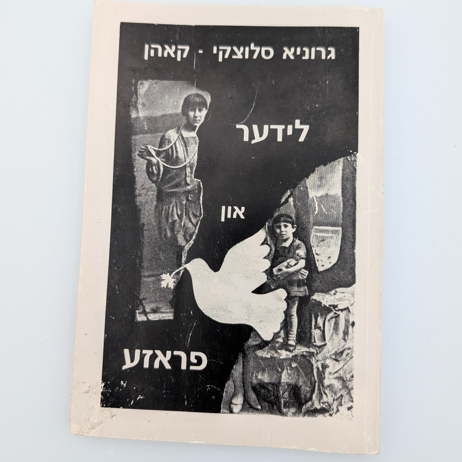 SIGNED Lider un Proze Grunia Slutzky-Kohn 1987 Yiddish Holocaust Poetry