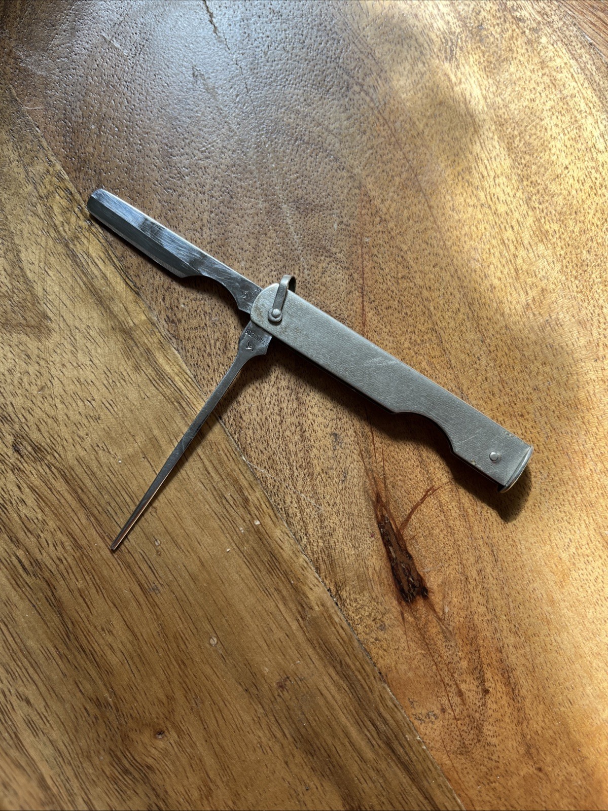 Vintage Emil Voos Solingen Germany Stainless Pocket Pipe Tool Multi Knife Tamper