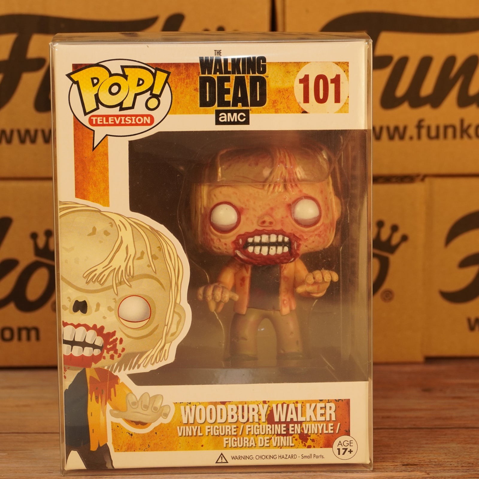 Funko Pop The Walking Dead Woodbury Walker #101 AMC TV Zombie Vinyl Figure