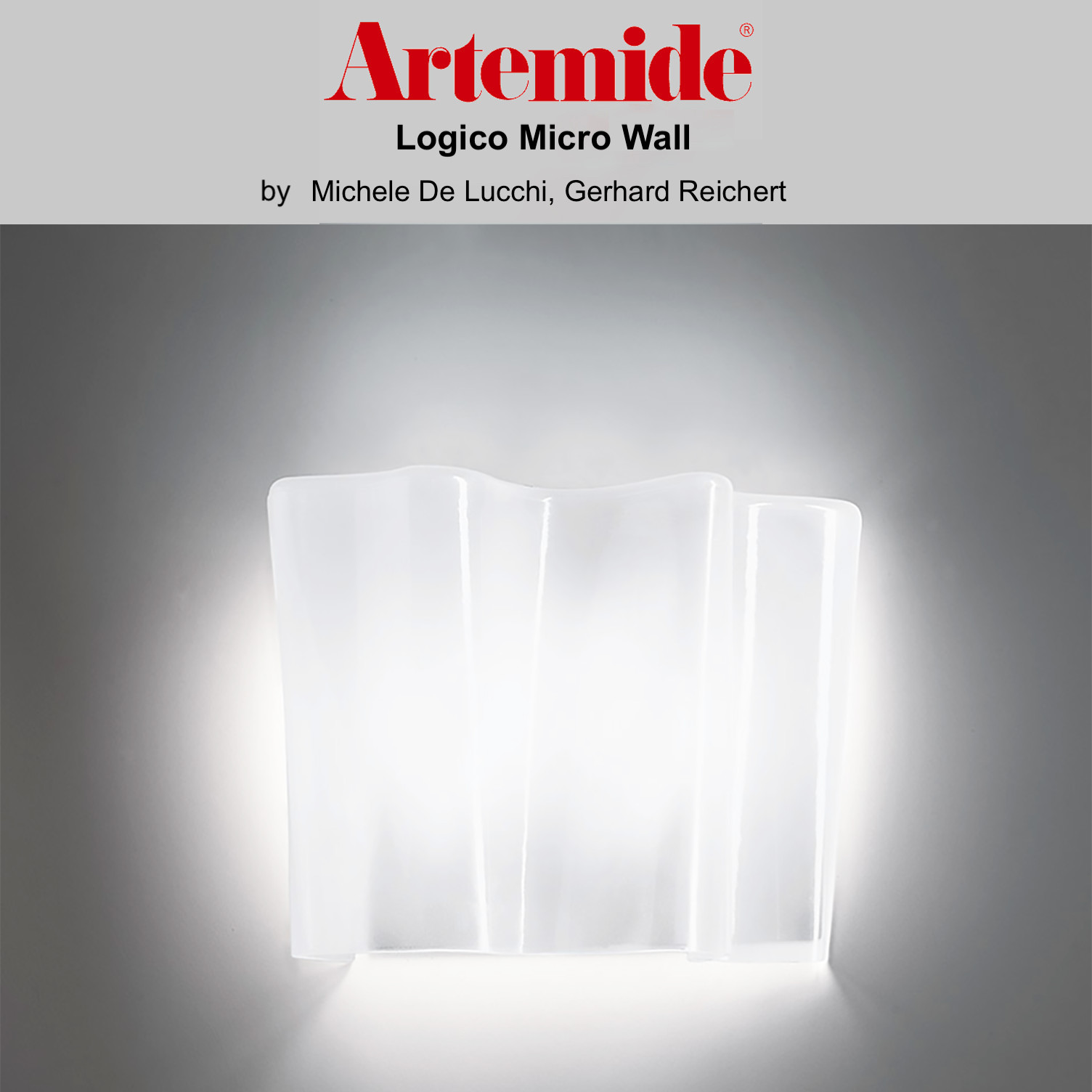 ARTEMIDE Logico Micro Wall - Designed by Michele De Lucchi, Gerhard Reichert