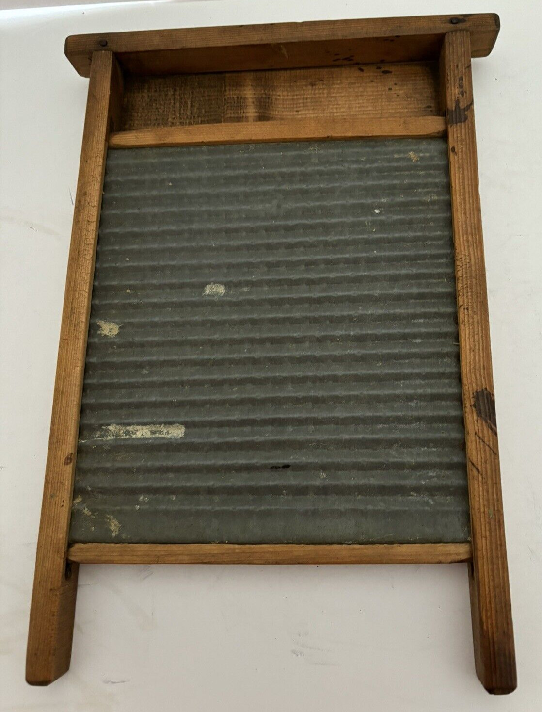 Vintage Slate Double Sided Chalk School Board w/Wood Edge 14