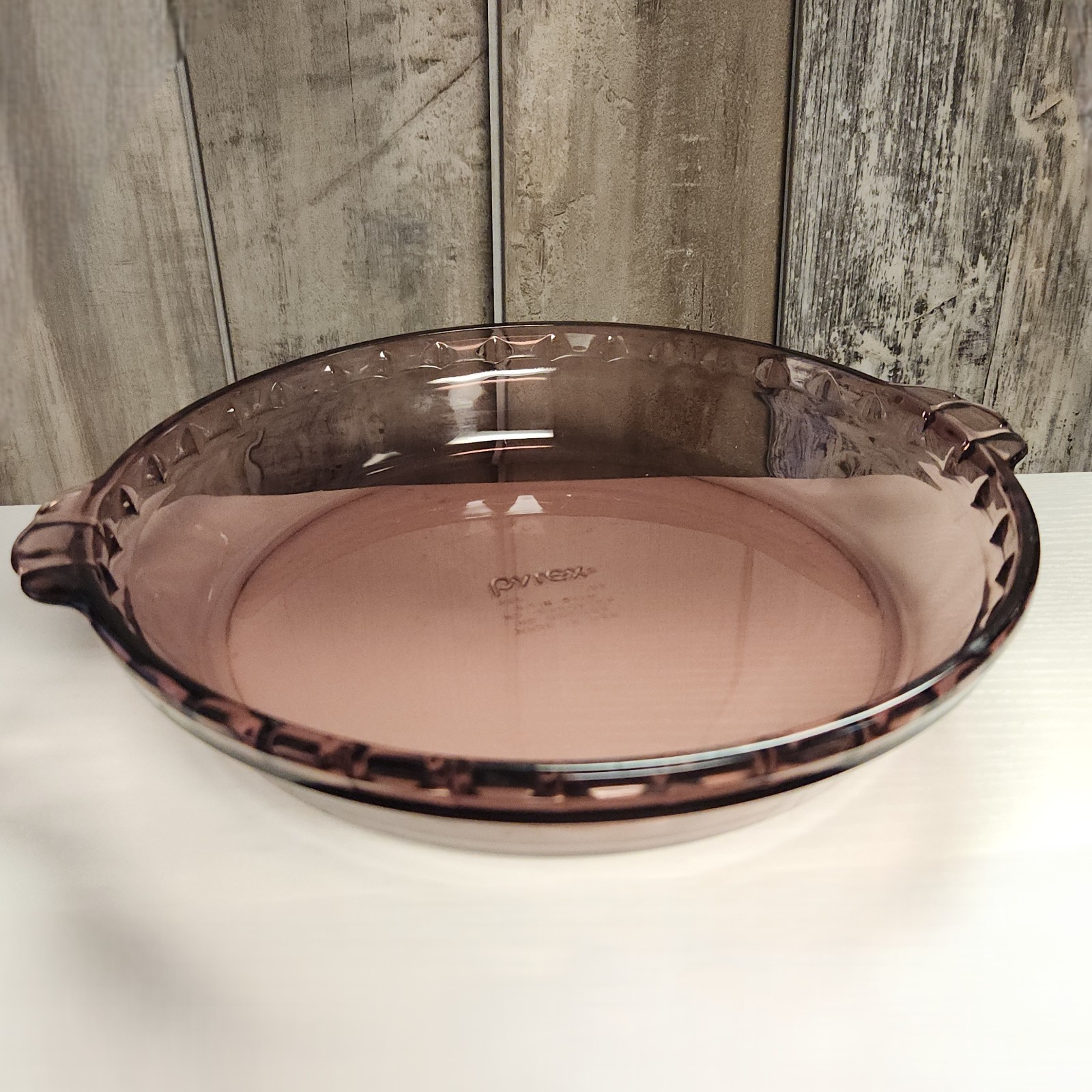 Vintage PYREX #229 Purple Cranberry / Amethyst Glass Pie Plate – 9.5