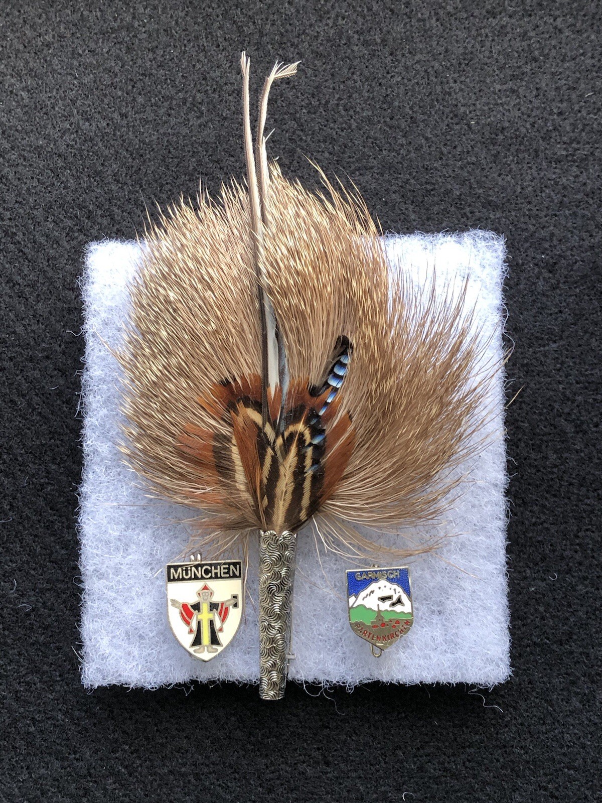 Vintage Bavarian Trachten Tyrolean Metal Hat Pin Deer&Quail Blue Jay Plum Lot Vintage Bavarian Trachten Tyrolean Metal Hat Pin Deer&Quail Blue Jay Plum Lot