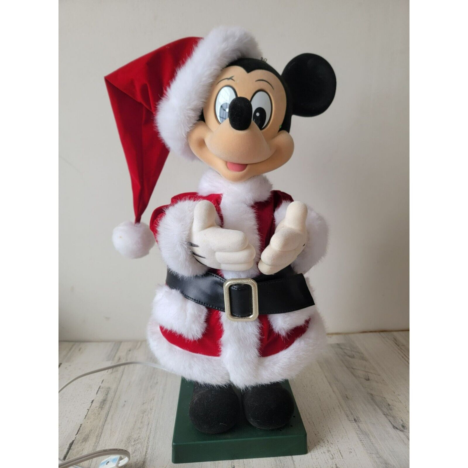 Telco Mickey Mouse Animated Music motionette Santa Claus Xmas decor