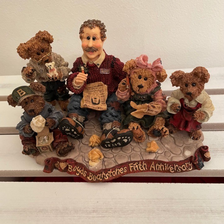 Boyds Bears & Friends Bearstone Collection 5th Anniversary 1998 Style 227803