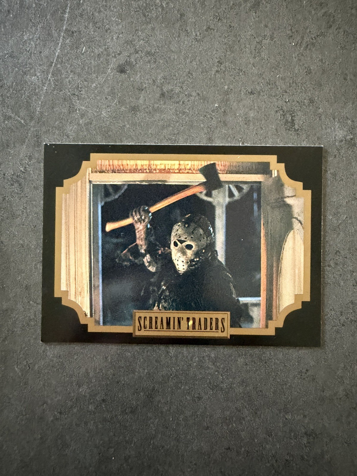 Mike Myers 1992 - “Friday the 13th” Screamin' Traders - Card #13