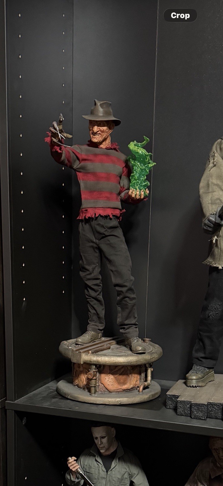 PCS 1/4 A NIGHTMARE ON ELM STREET FREDDY KRUEGER STATUE NEW 1 BROKEN BLADE