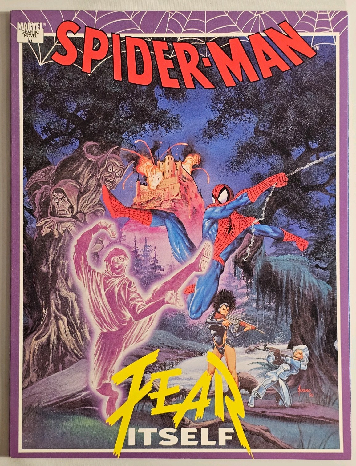Marvel 1992 Graphic Novel Spider-Man: Fear Itself By Conway And Lee 1st Printing
