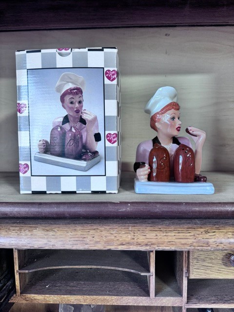 I Love Lucy salt & pepper shaker