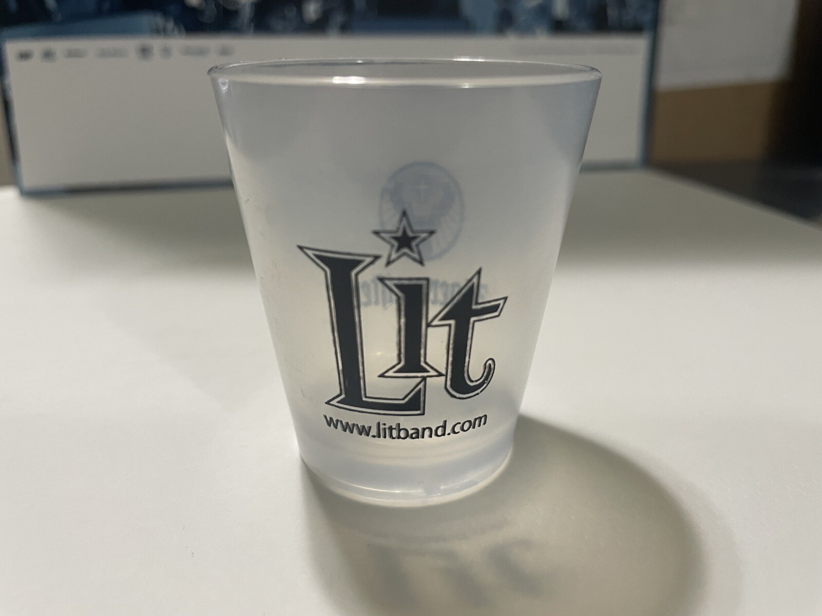 LIT Shot Glass Jagermeister Rock Music Guitar Pick Seether Nonpoint Staind Fuel