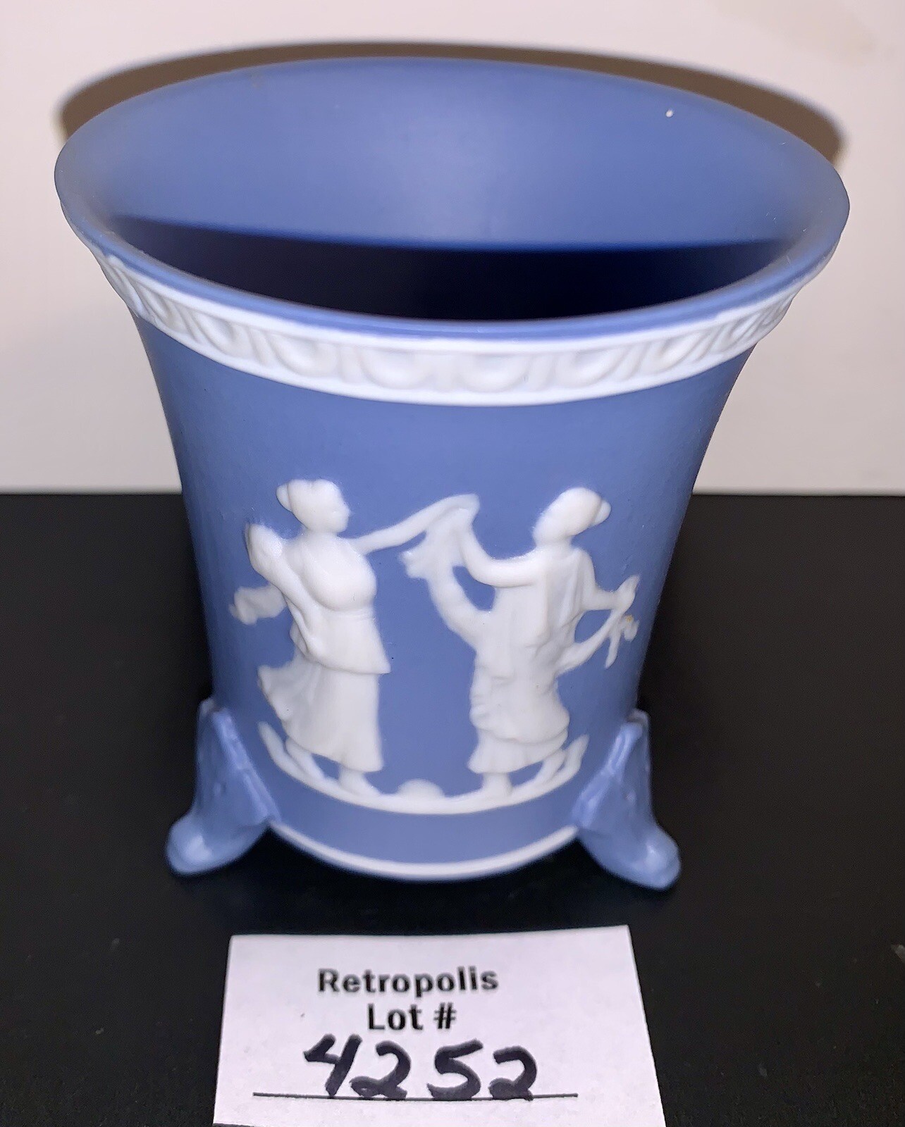 Vintage Jasperware POSEY POT Women in Robes