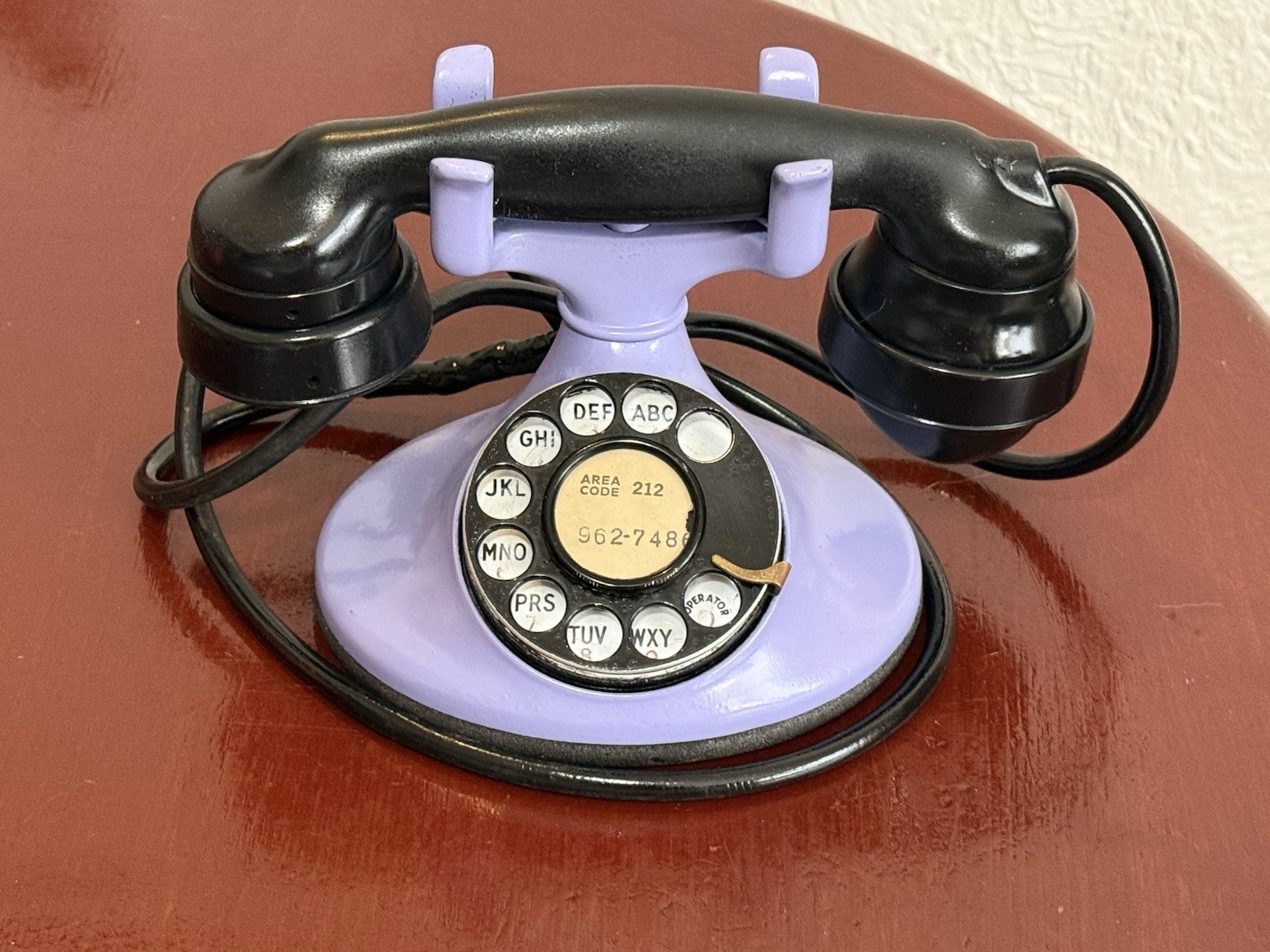 Western Electric 1930s Desk Rotary  202 Telephone D1 Base E1 Handset