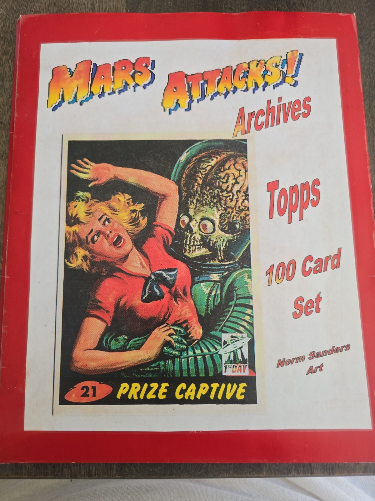 1994 Topps Mars Attacks Archives Complete Set