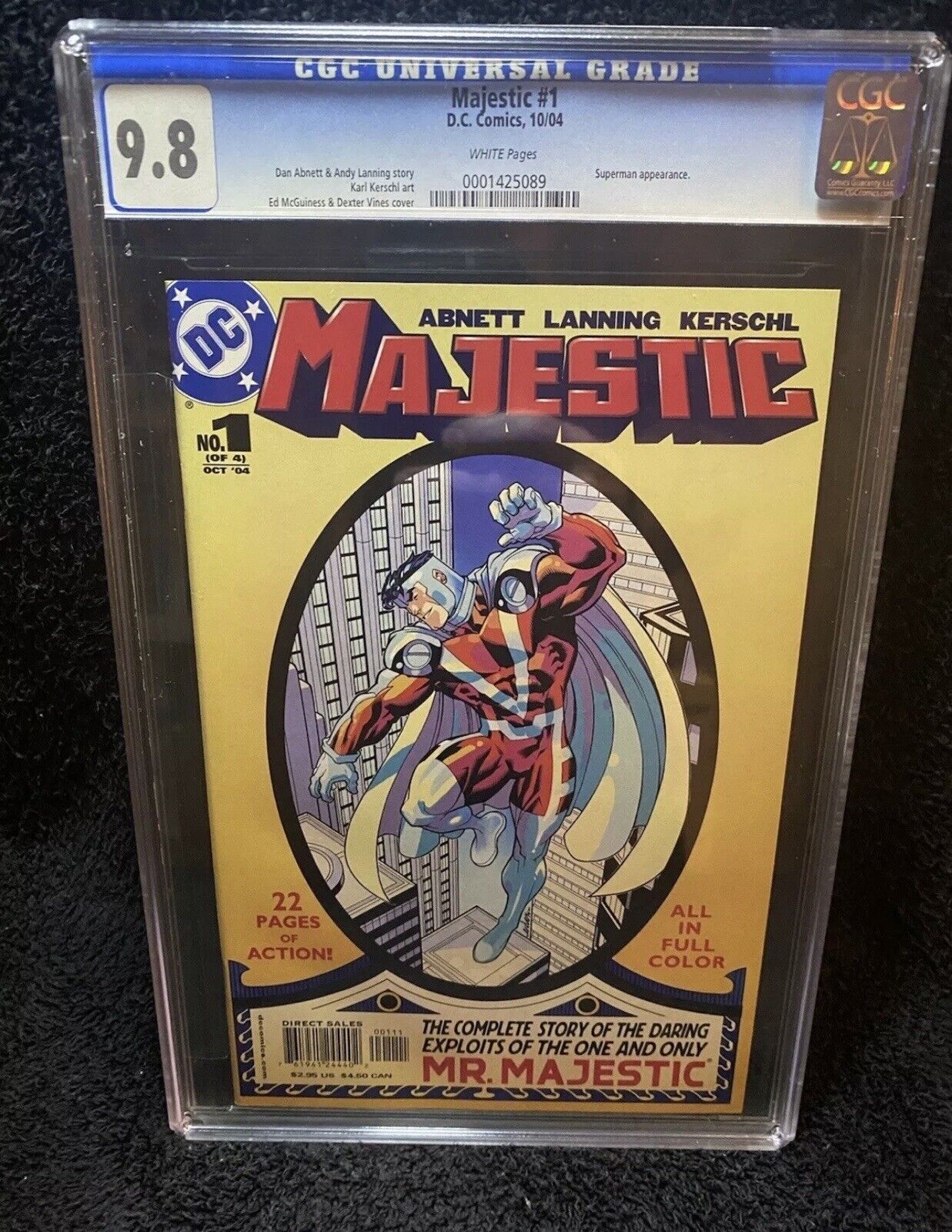 🟦 Majestic #1 CGC 9.8 White 1 of 17  LIQUIDATING 50 YEAR COLLECTION