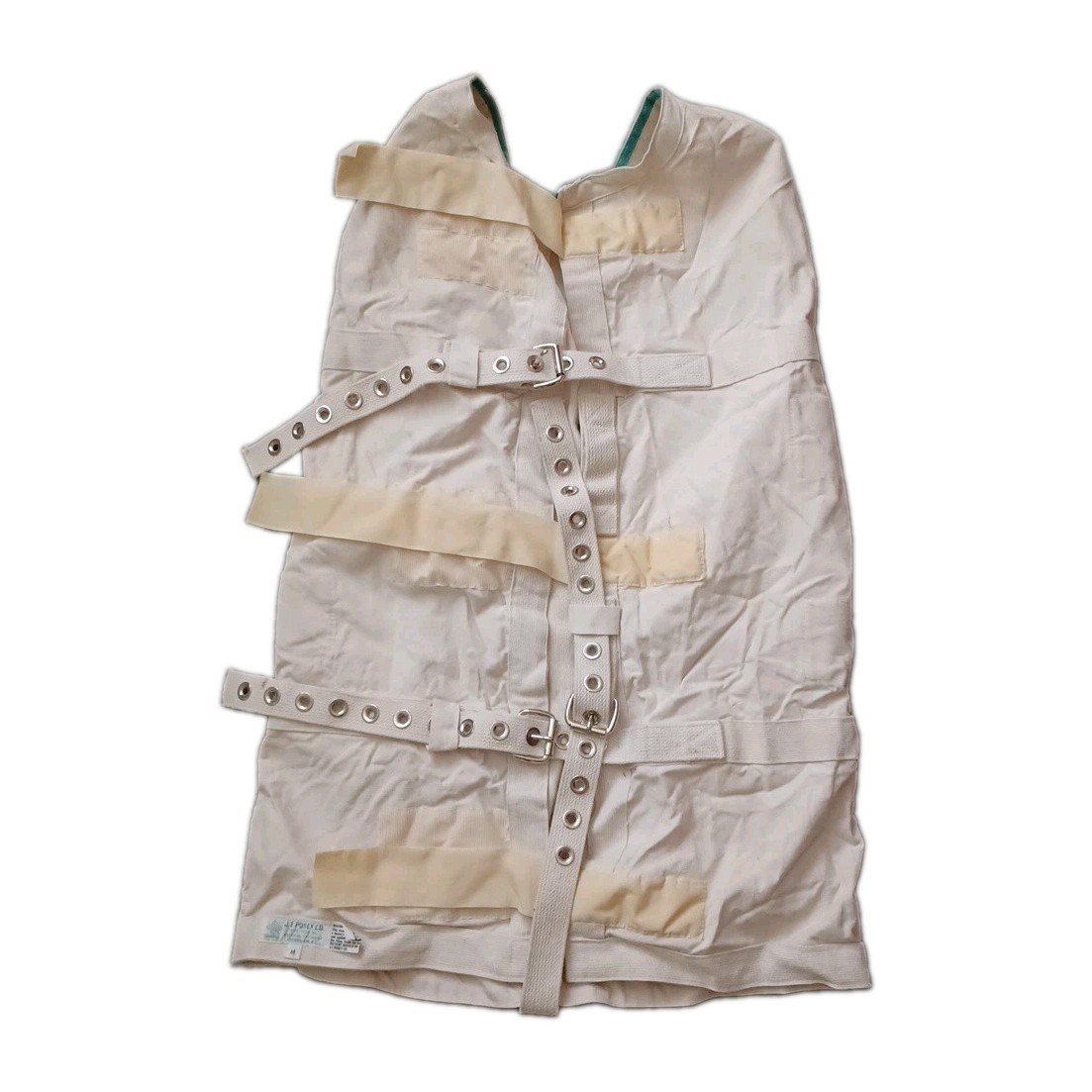 Vtg JT Posey Authentic Straitjacket Transport 8120 M Sleevless Escapology Asylum