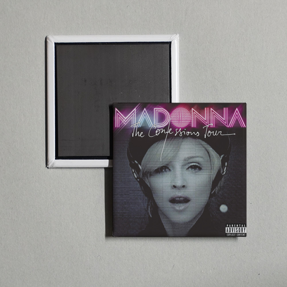 Madonna - The Confessions Tour (Live) Album Cover Locker Fridge Magnet Madonna - The Confessions Tour (Live) Album Cover Locker Fridge Magnet