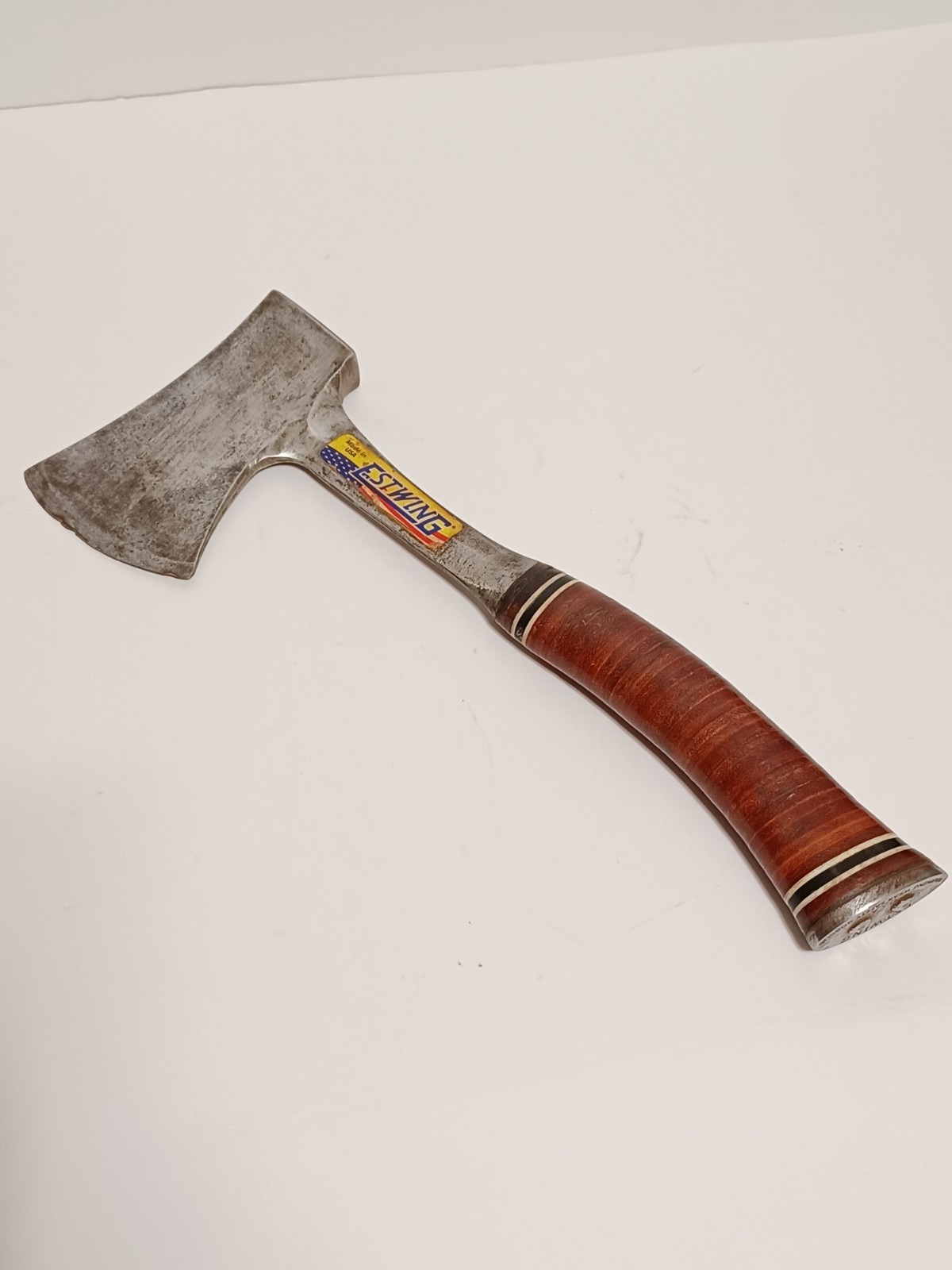 Vintage Leather Handle Estwing Hatchet USA
