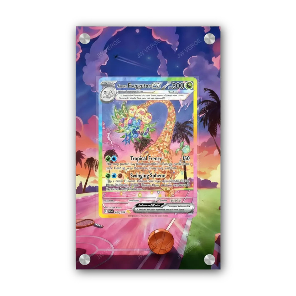Alolan Exeggutor EX 242/191 - Exclusive Pokémon Extended Artwork Display Case