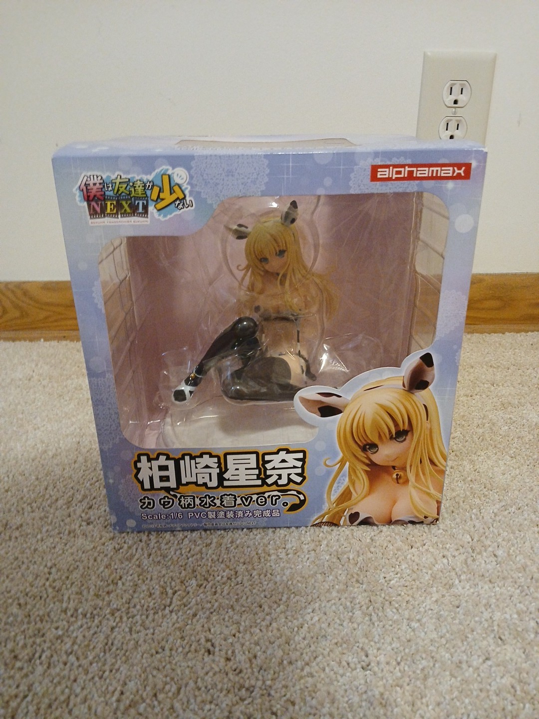 Alphamax Haganai NEXT Kashiwazaki Sena 1/6 Cow Pattern Swimsuit ver. Figure US