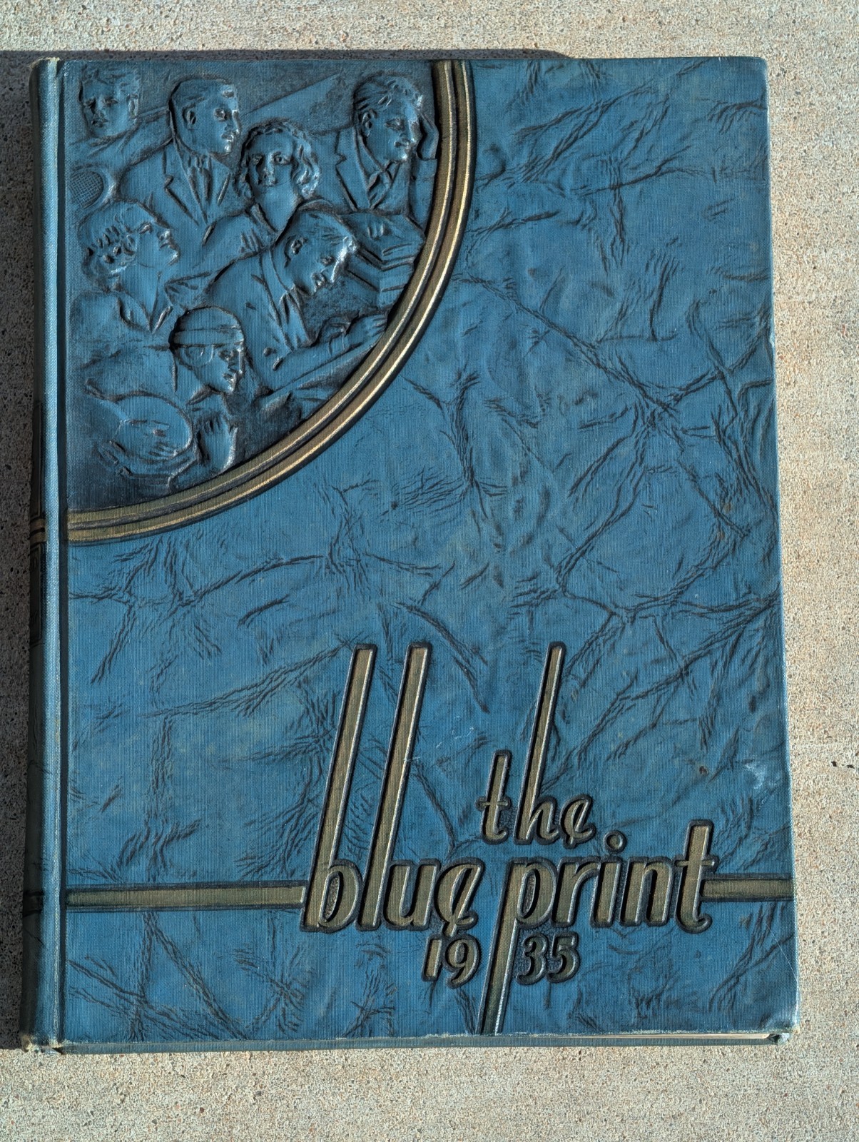 RARE Art Deco 1935 Georgia Tech Institute & University Yearbook THE BLUE PRINT 