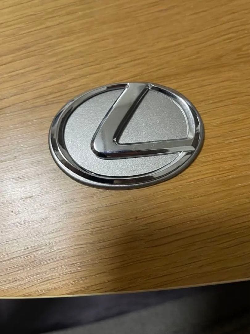 Lexus OEM Chrome Emblem for Steering Wheel Used Car Accessory