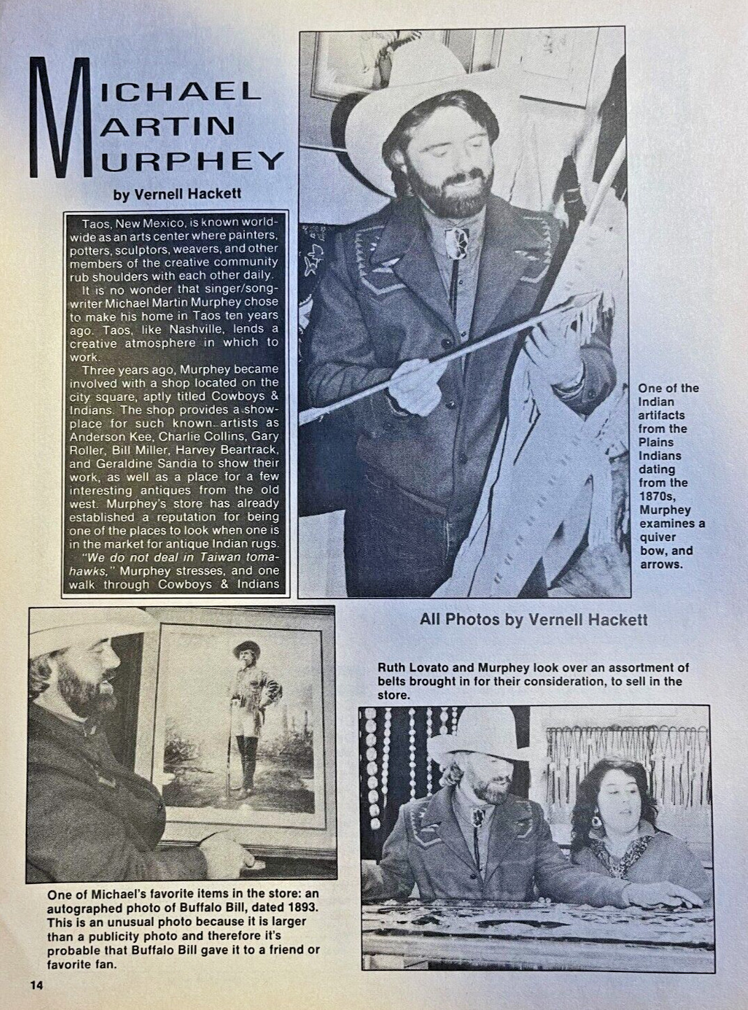 1988 Country Singer Michael Martin Murphey