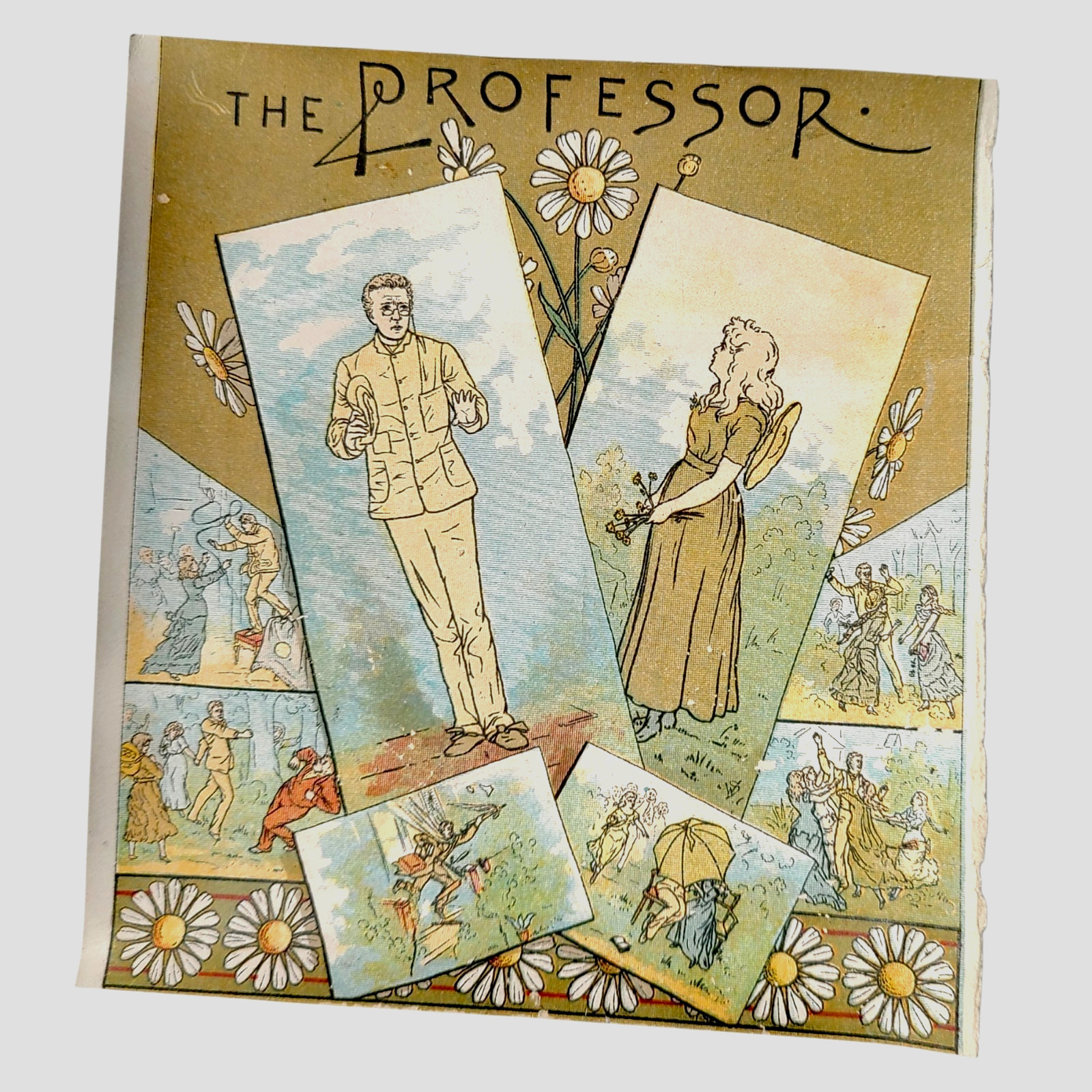 1880s-90s Aesthetic Movement Madison Square Theatre Play The Professor Art Deco