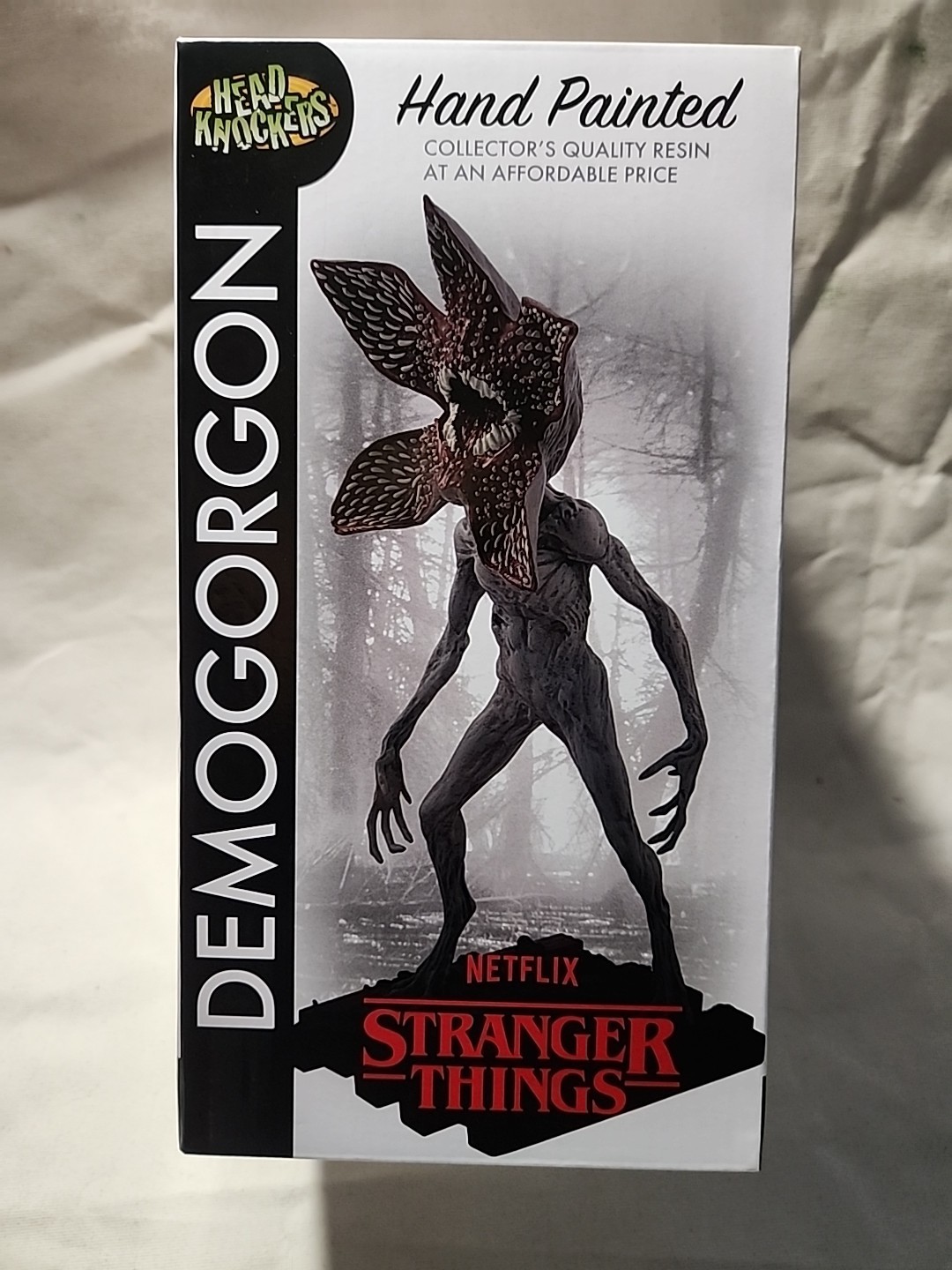 Stranger Things Hand Painted Demogorgon Figure Head Knockers - New In Box