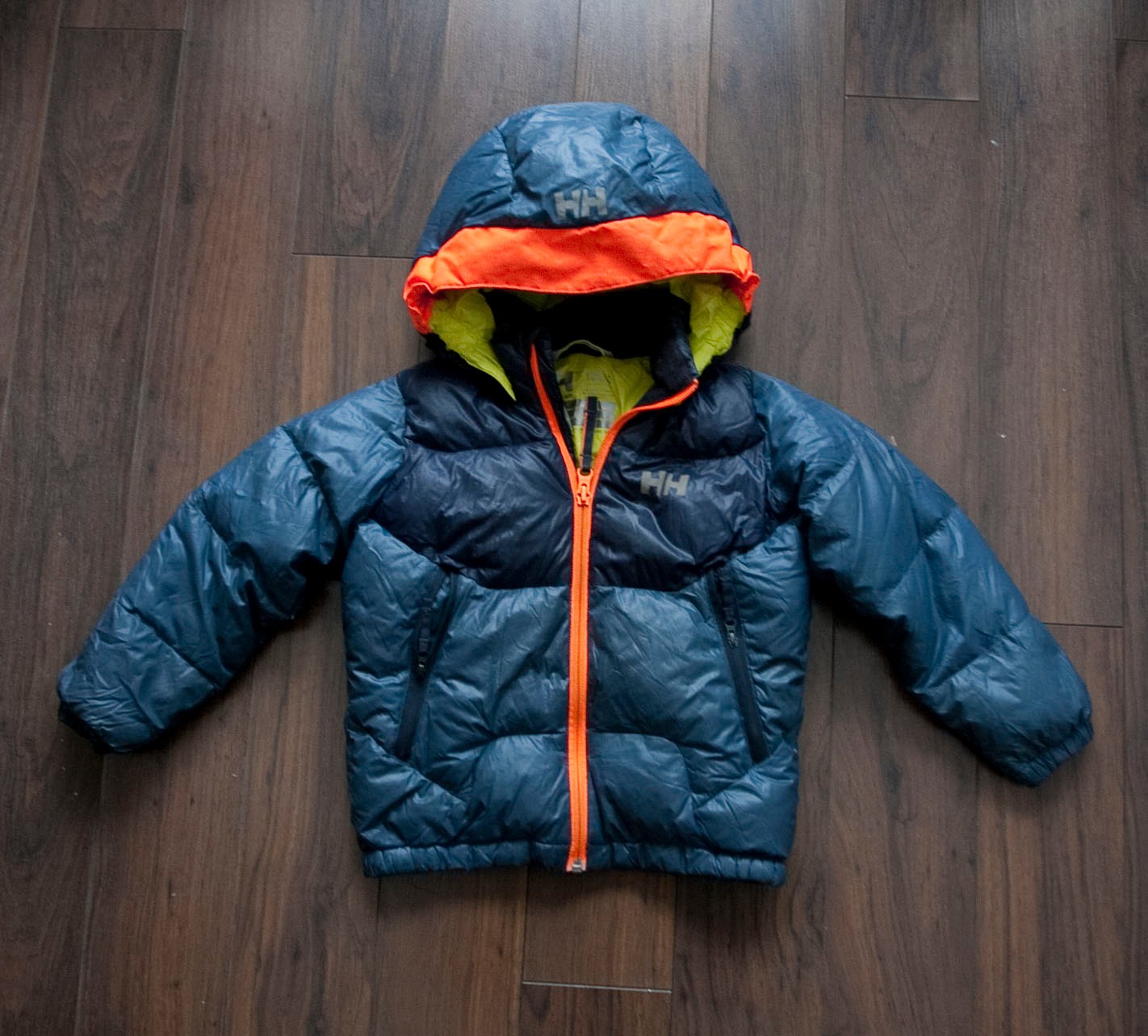 Helly Hansen Puffer Jacket Youth Kids 104/4 Blue **jd0115