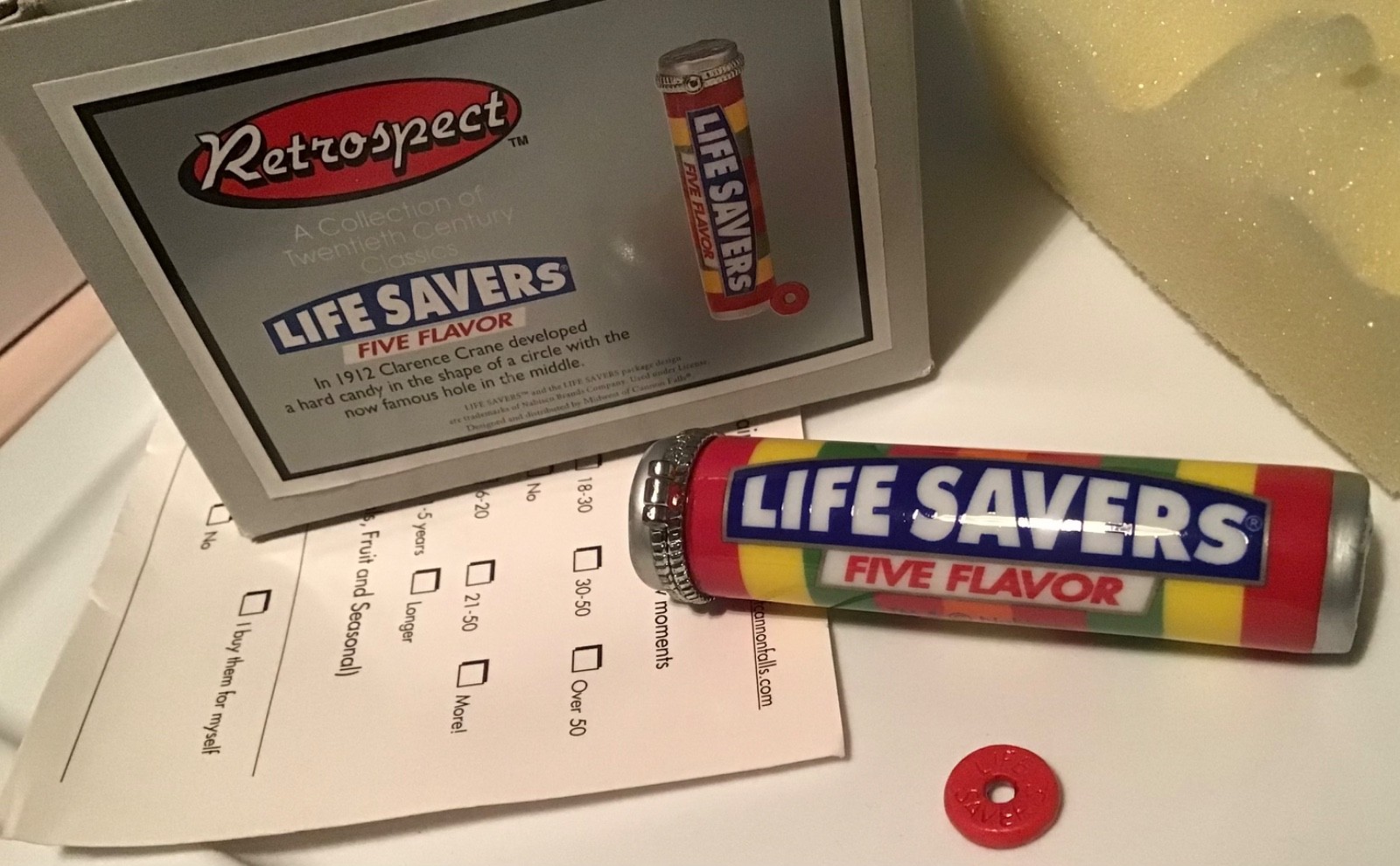 Lifesavers Box Midwest of Cannon Falls PHB Candy Trinket  Five Flavor Savers