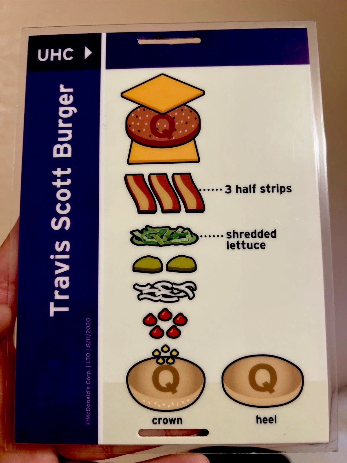 Travis Scott Burger LIMITED EDITION Blueprint From McDonald’s