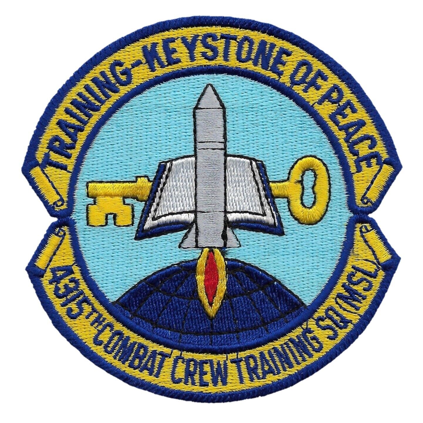 USAF 4315th Combat Crew Training Squadron Missile Keystone of Peace Patch