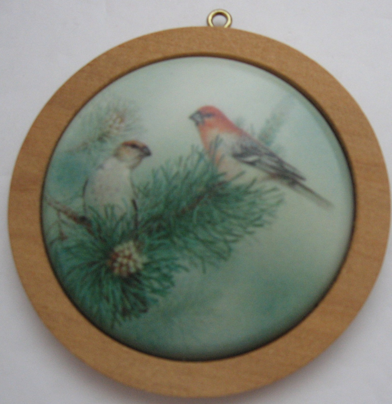Purple Finch Hallmark Holiday Wildlife Ornament Christmas 1988