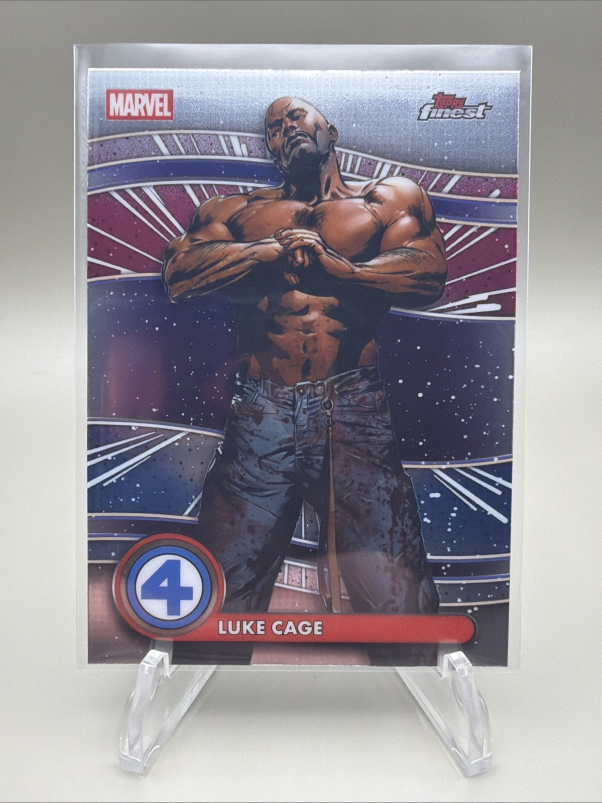 2026 Topps Finest Fantastic Four Luke Cage #068 Uncommon