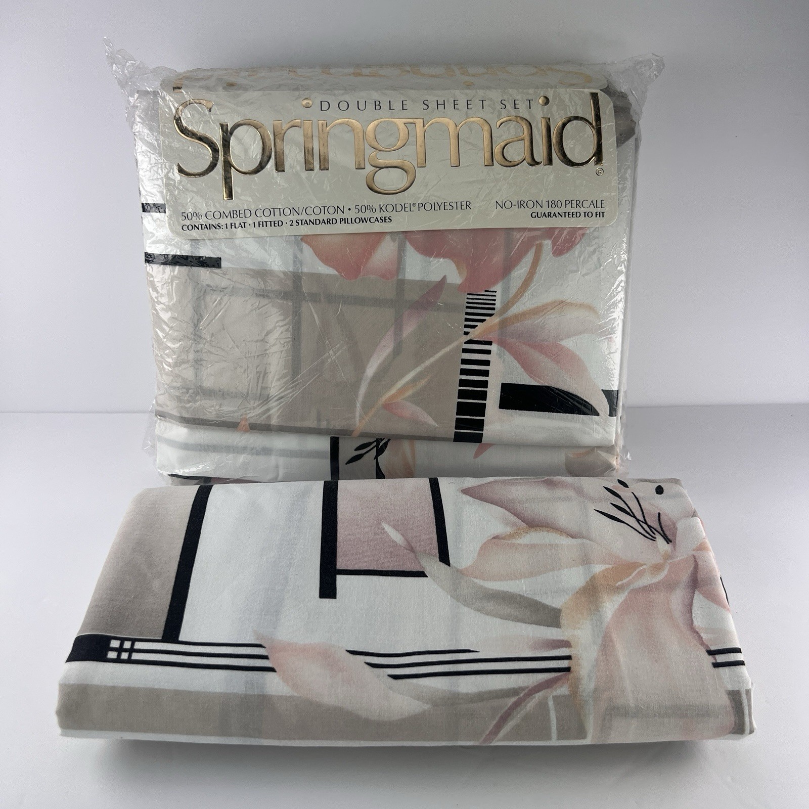 Vintage Springmaid Sheets Sheet Set Double Full ANACAPRI II - AS IS