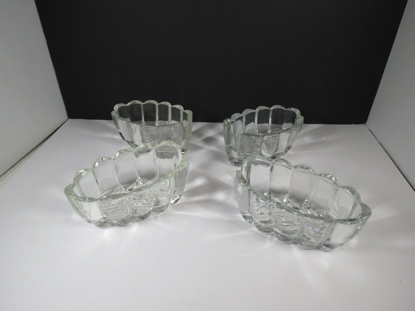 Princess House Glass Spoon & Fork Rests Wedding or Holidays 4 Matching 1 Price