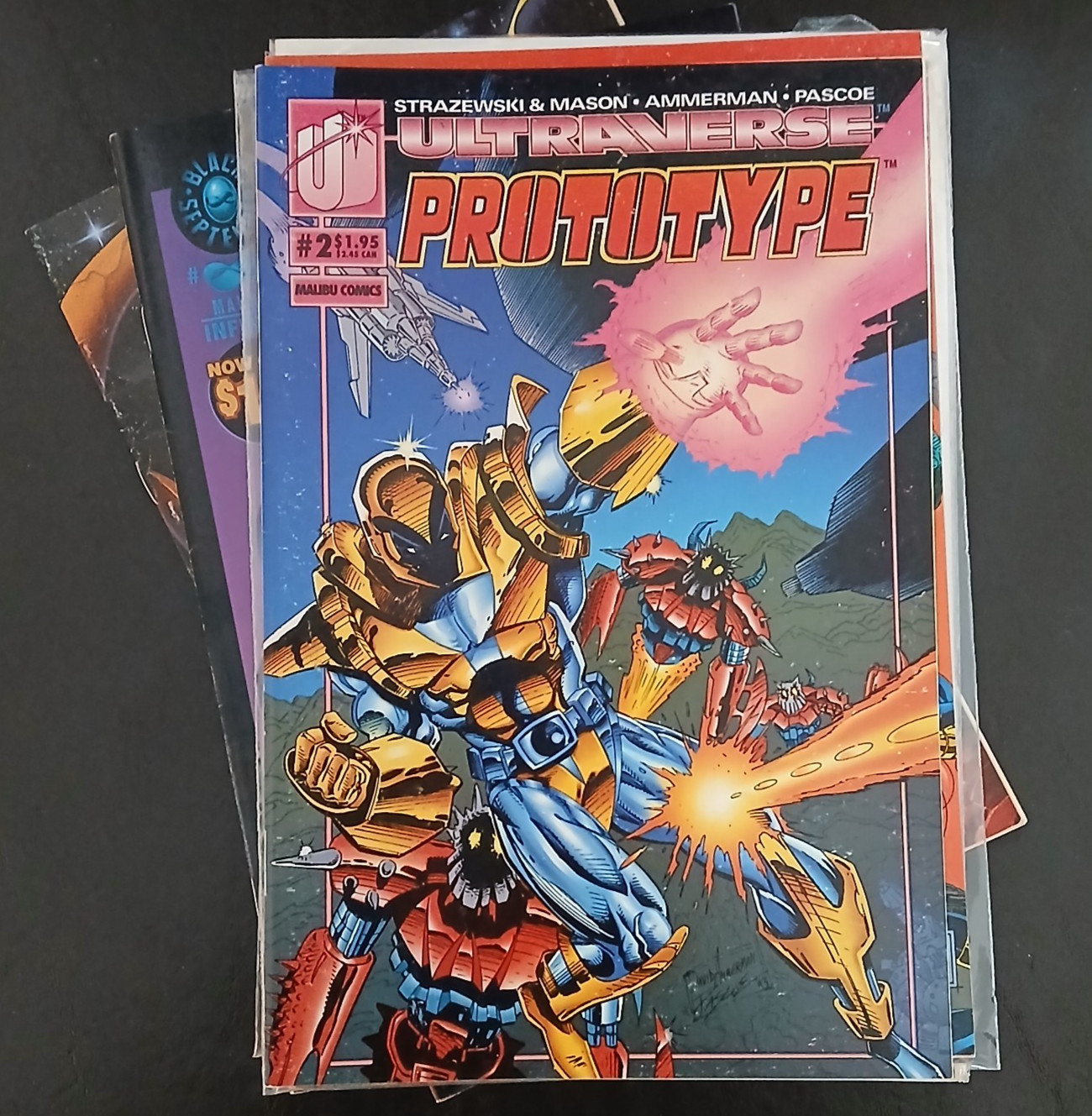 Malibu Comics Lot: Mantra, Prime + Ultraman w/ card – 10 Issues, minor keys