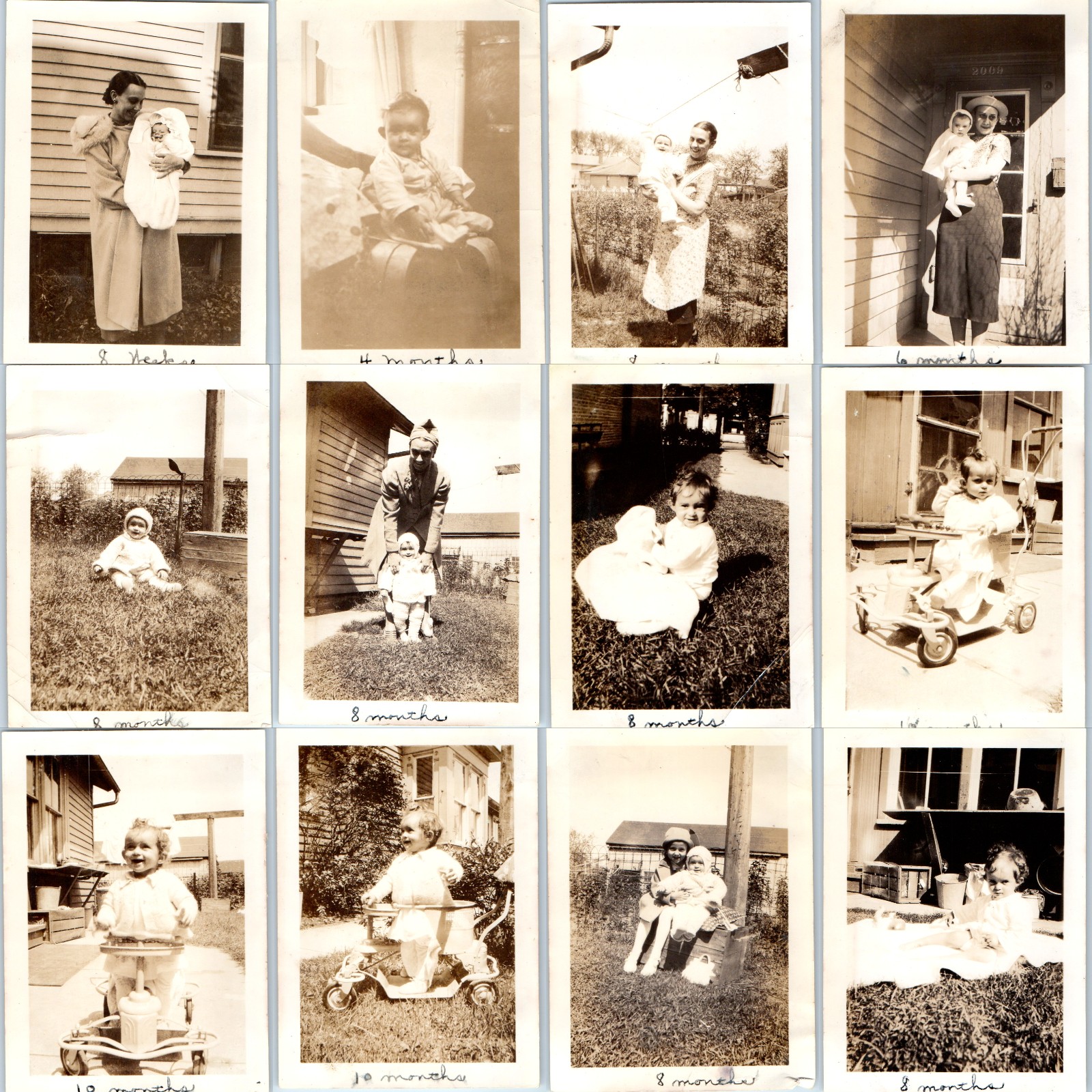 x12 LOT c1930s ID\'d Barbara Anne Cute Baby Taylor Tot Walker Toy Photos 3\ x12 LOT c1930s ID\'d Barbara Anne Cute Baby Taylor Tot Walker Toy Photos 3\